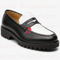 👞 Classic Contrast Penny Loafers – Premium Casual Series_MHA