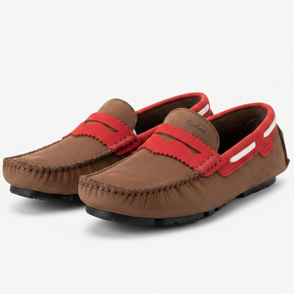 STRADA254 Pure Leather Luxe Drive Loafers – Premium Casual Series_4B