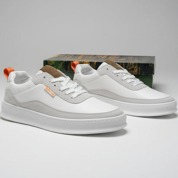 Premium White Casual Sneakers – Clean Comfort Edition_BKY