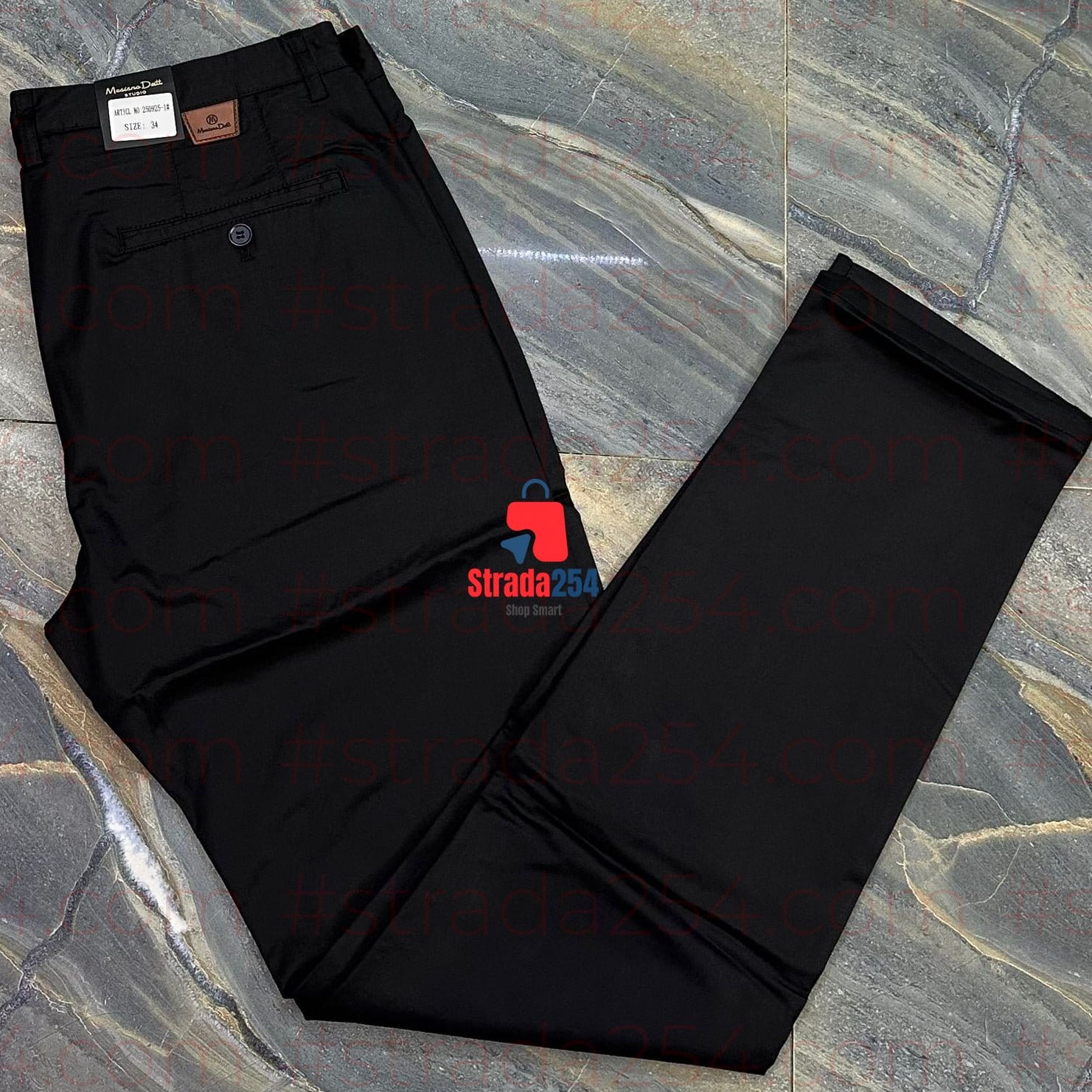 Men’s Premium Soft Khaki Trousers – Classic Fit (Normal Pockets)_AT