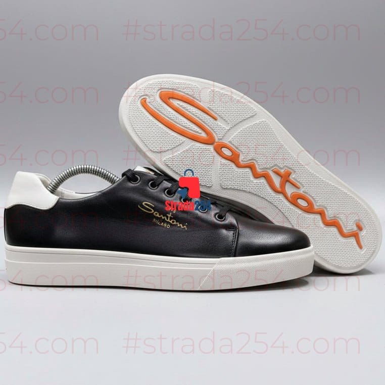 STRADA254 Santoni-Inspired Luxury Casual Sneakers – Premium Low-Top Fashion Shoes for Smart Casual Wear_MHA