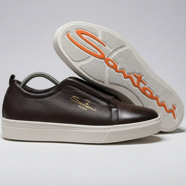 STRADA254 Santoni-Inspired Luxury Casual Sneakers – Premium Low-Top Fashion Shoes for Smart Casual Wear_MHA