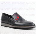 STRADA254 Premium Slip-On Executive Loafers – Classic Leather Official Shoes_ZKRY