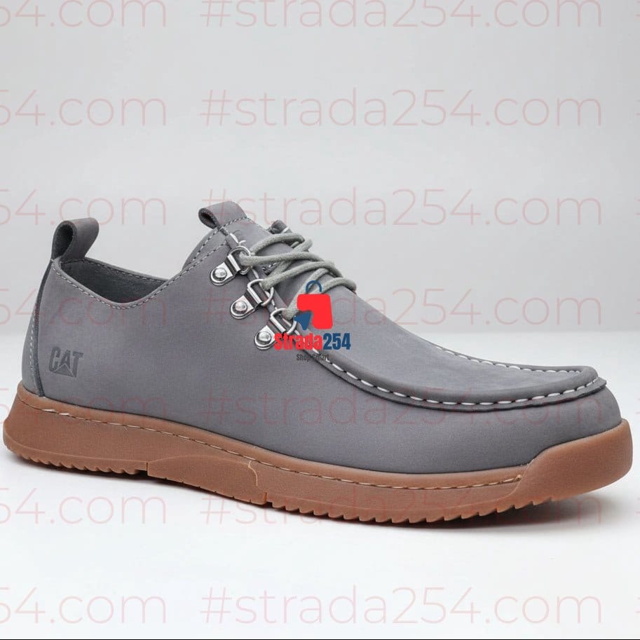 CAT Inspired Rugged Casual Leather Shoes – Premium Outdoor Comfort Sneakers_1C