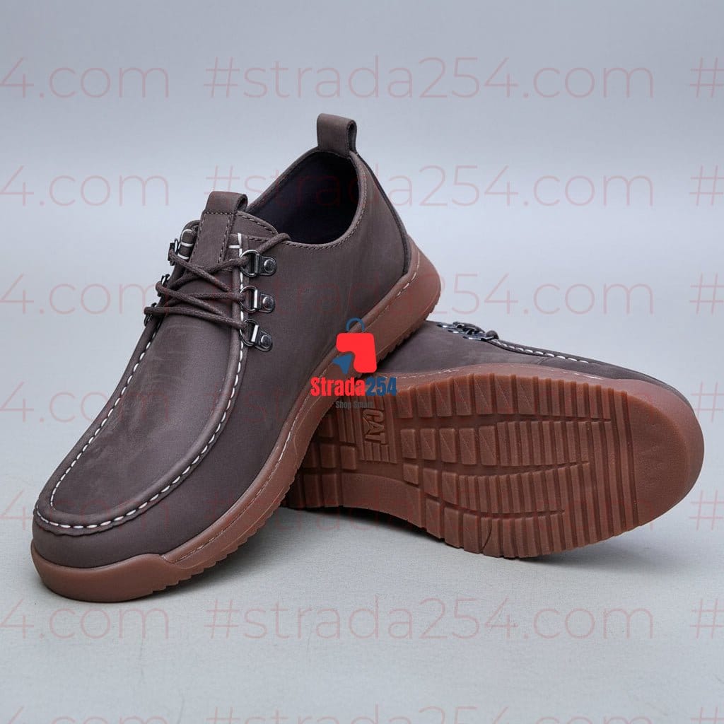 CAT Inspired Rugged Casual Leather Shoes – Premium Outdoor Comfort Sneakers_1C