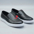 Premium Black Slip-On Casual Shoes – Lightweight Men’s Everyday Comfort Sneakers_GG