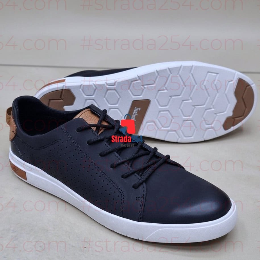 Premium Perforated Casual Leather Sneakers Collection_1C/BKY