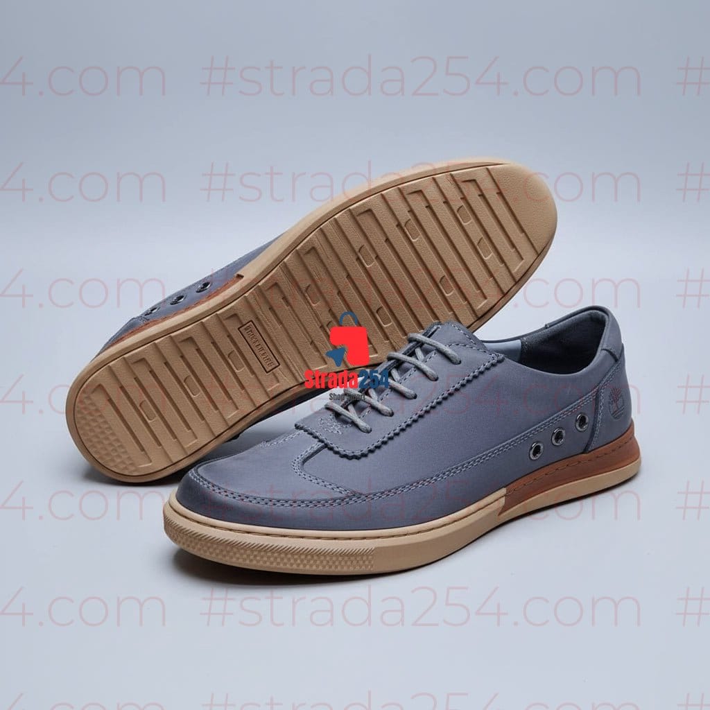 Timberland-Inspired Premium Leather Casual Sneakers – Lightweight Smart Casual Lace-Up Shoes for Men_1C