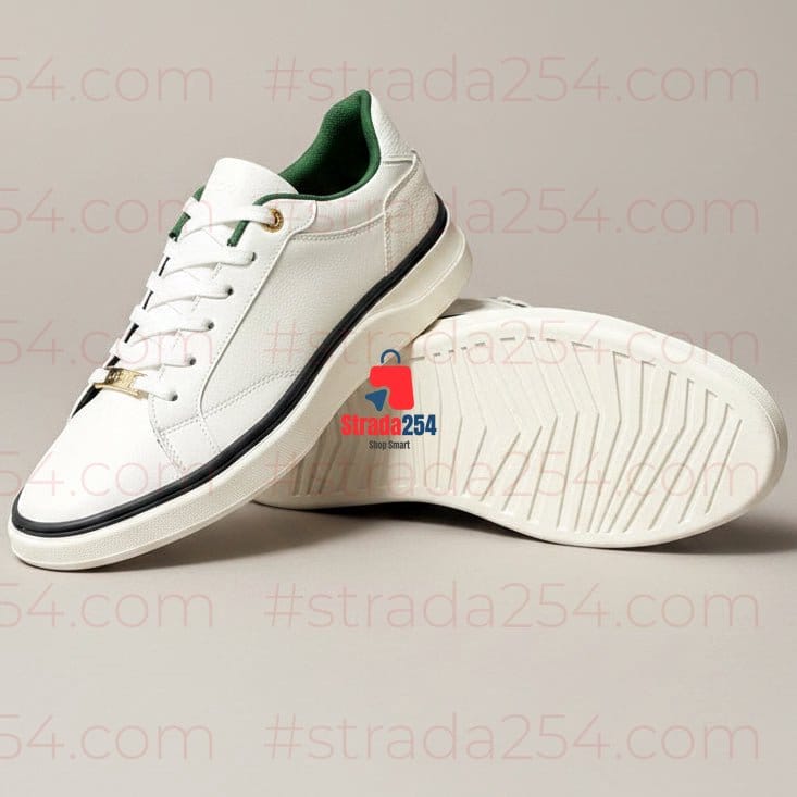 ALD Premium Leather Casual Sneakers – Minimalist Lace-Up Lifestyle Shoes | Black & White Collection_DPA