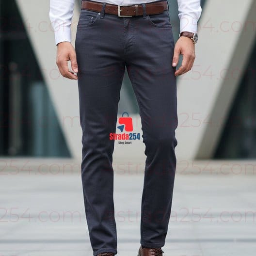 Dusty Life Premium Stretch Khaki Trousers – Slim Fit Casual Chinos | Smart Everyday Men's Pants_ZKRY