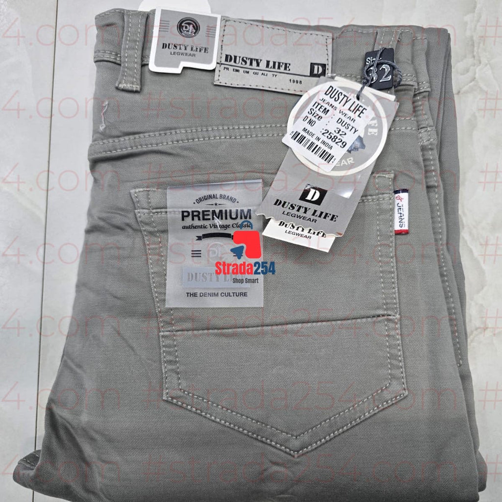 American Pocket Premium Khaki Trousers – Stretch Slim Fit Casual & Office Wear Pants_ZKRY