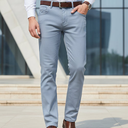 Dusty Life Premium Stretch Khaki Trousers – Slim Fit Casual Chinos | Smart Everyday Men's Pants_ZKRY