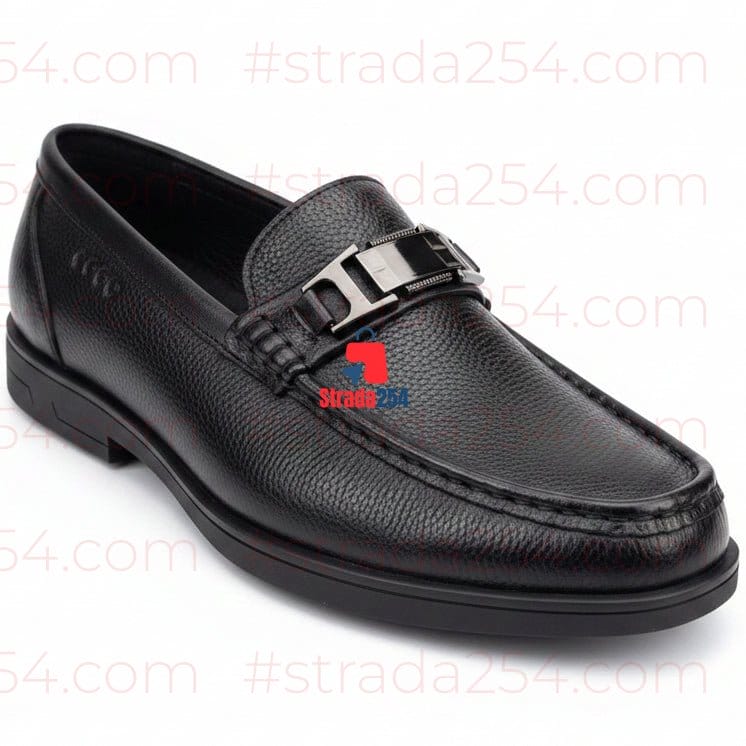 ECCO Premium Leather Loafers – Luxury Slip-On Formal & Business Casual Shoes_JT_4B