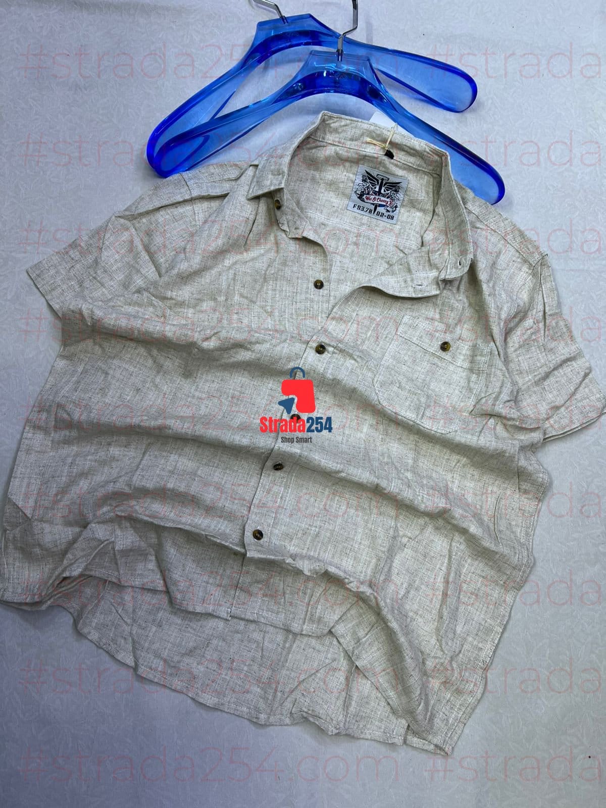 Premium Men’s Linen Short Sleeve Shirt – Lightweight Breathable Summer Casual Wear_AT
