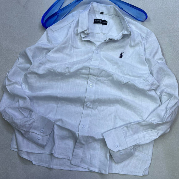 Premium Linen Long-Sleeve Shirt - AT