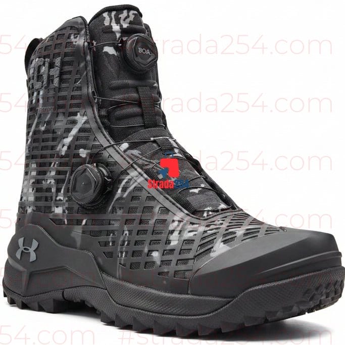 Rugged Outdoor Tactical Boots for Men | High-Top All-Terrain Hiking Footwear_