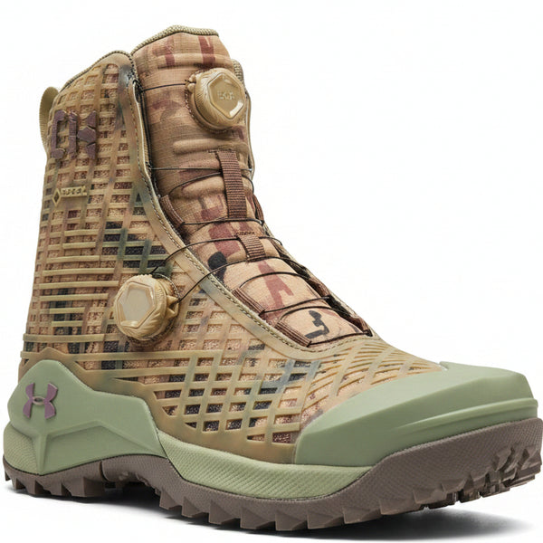 Rugged Outdoor Tactical Boots for Men | High-Top All-Terrain Hiking Footwear_