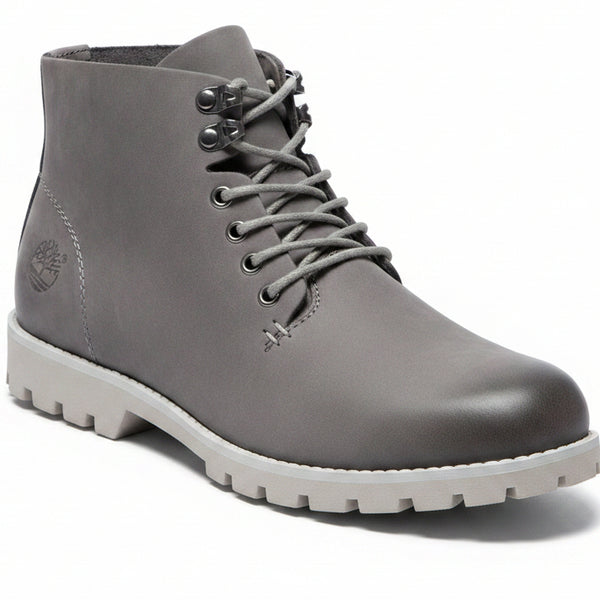 Men's Premium Leather Ankle Boots | Rugged Casual Lace-Up Boots for Everyday Wear_1C