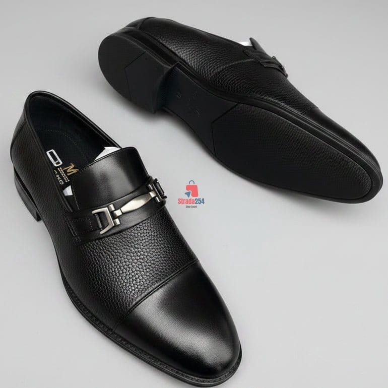 Men's Premium Formal Loafers – Elegant Slip-On Office & Wedding Dress Shoes