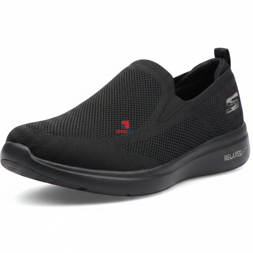 Memory Foam Lightweight Slip-On Walking Shoes | Breathable Knit Casual Comfort Sneakers
