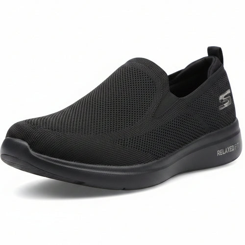 Memory Foam Lightweight Slip-On Walking Shoes | Breathable Knit Casual Comfort Sneakers