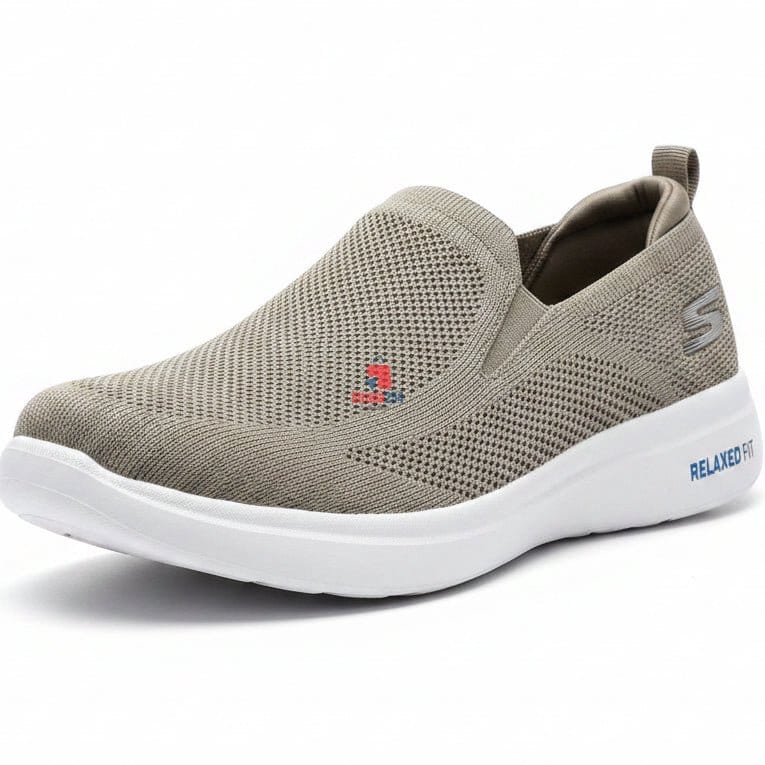 Memory Foam Lightweight Slip-On Walking Shoes | Breathable Knit Casual Comfort Sneakers