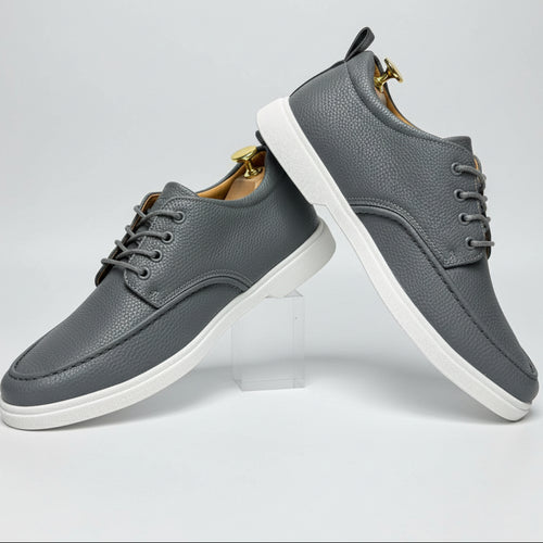 Executive Leather Casual Oxford Sneakers_LV