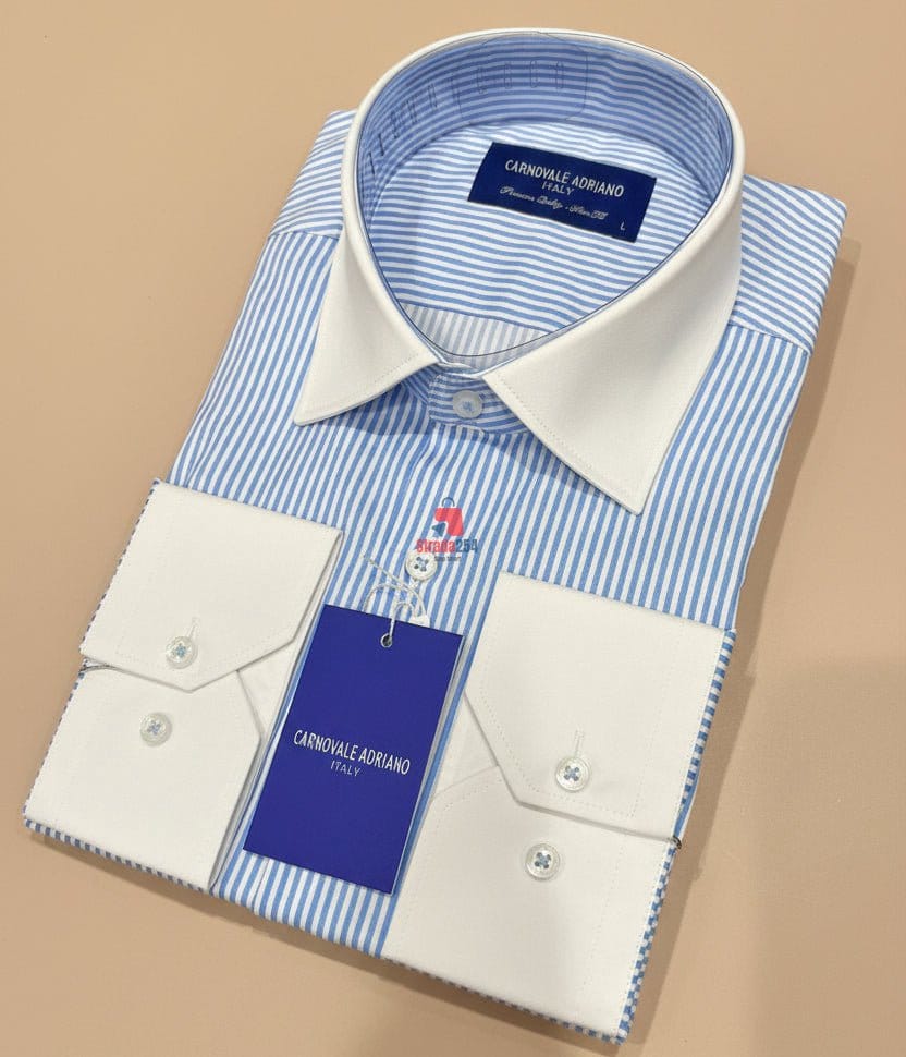 CarnoItaly – Premium Striped Dress Men Shirts Collection_ZKRY