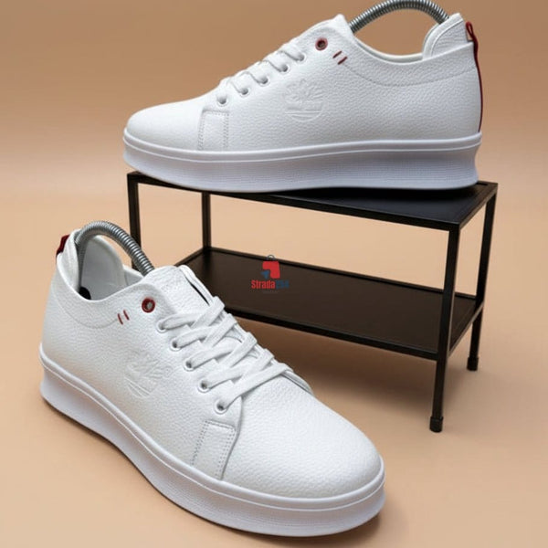 Men's Premium Leather Sneakers – Lightweight Smart Casual Shoes_bky/mt