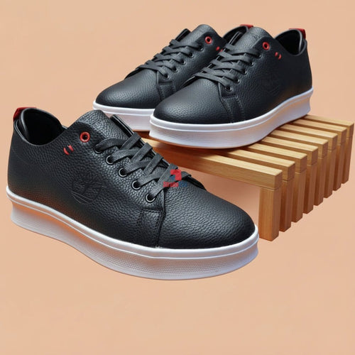 Men's Premium Leather Sneakers – Lightweight Smart Casual Shoes_bky/mt