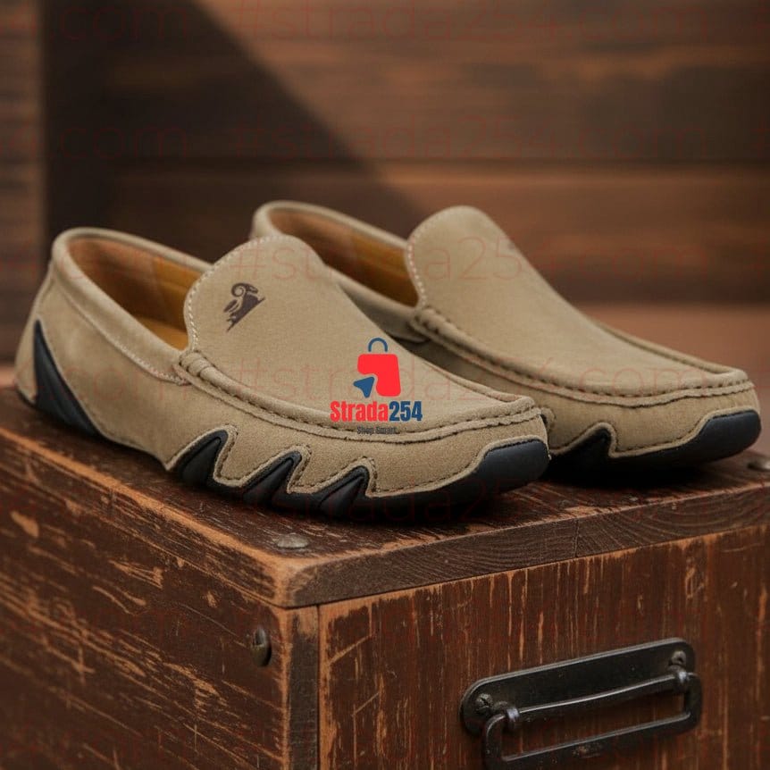 Urban Drift Men's Suede Loafers – Casual Slip-On Driving Shoes_bky_mt