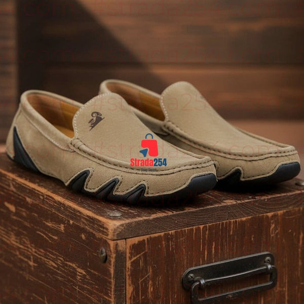 Urban Drift Men's Suede Loafers – Casual Slip-On Driving Shoes_bky_mt