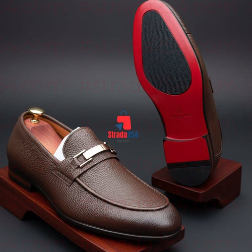 Men's Premium Leather Loafers | Executive Slip-On Formal Shoes_4b