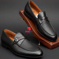 Men's Premium Leather Loafers | Executive Slip-On Formal Shoes_4b