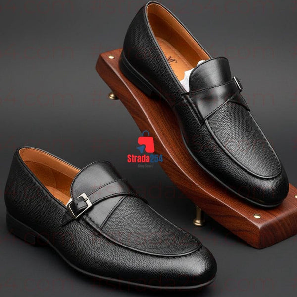 Men's Premium Leather Loafers | Executive Slip-On Formal Shoes_4b