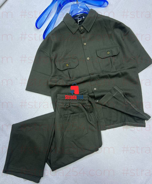 Men's Premium Utility Co-Ord Set – Matching Shirt & Trouser Collection_AT