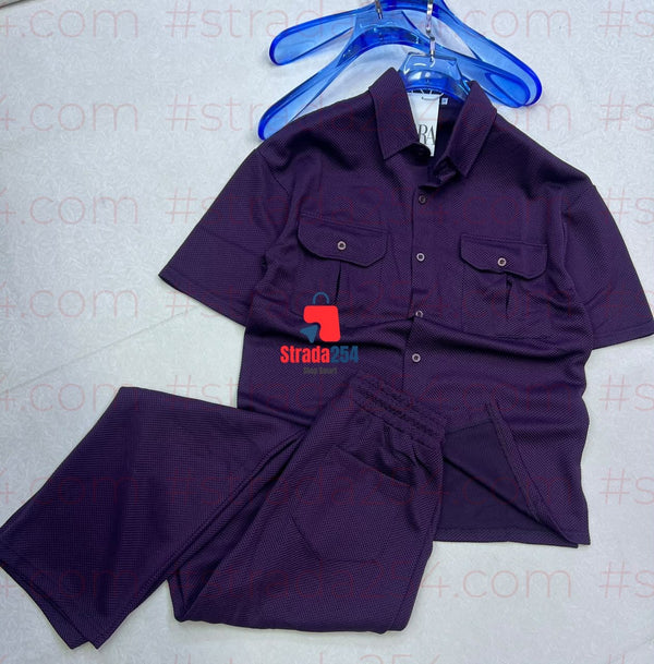 Men's Premium Utility Co-Ord Set – Matching Shirt & Trouser Collection_AT