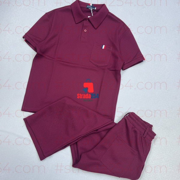 Men's Premium Polo & Full-Length Trouser Co-Ord Set_AT
