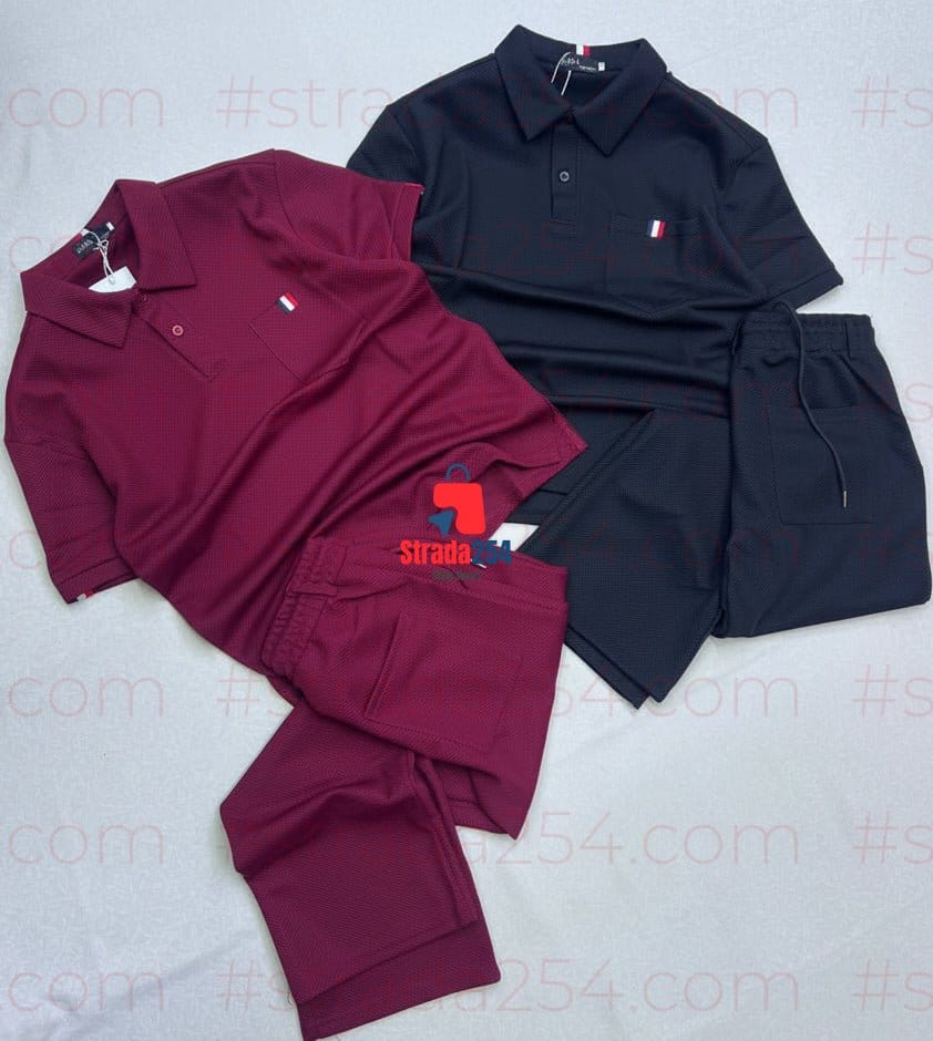 Men's Premium Polo & Full-Length Trouser Co-Ord Set_AT