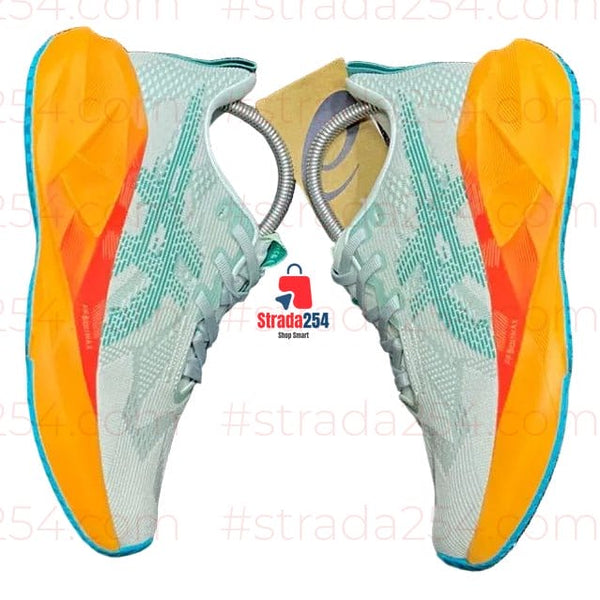 👟 Lightweight Performance Running Shoes – Mint & Orange Edition_M12