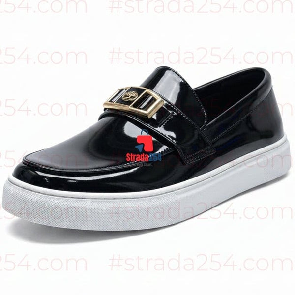 Men’s Premium Slip-On Loafers – Luxury Casual Comfort Shoes with Modern Platform Sole_ADSH