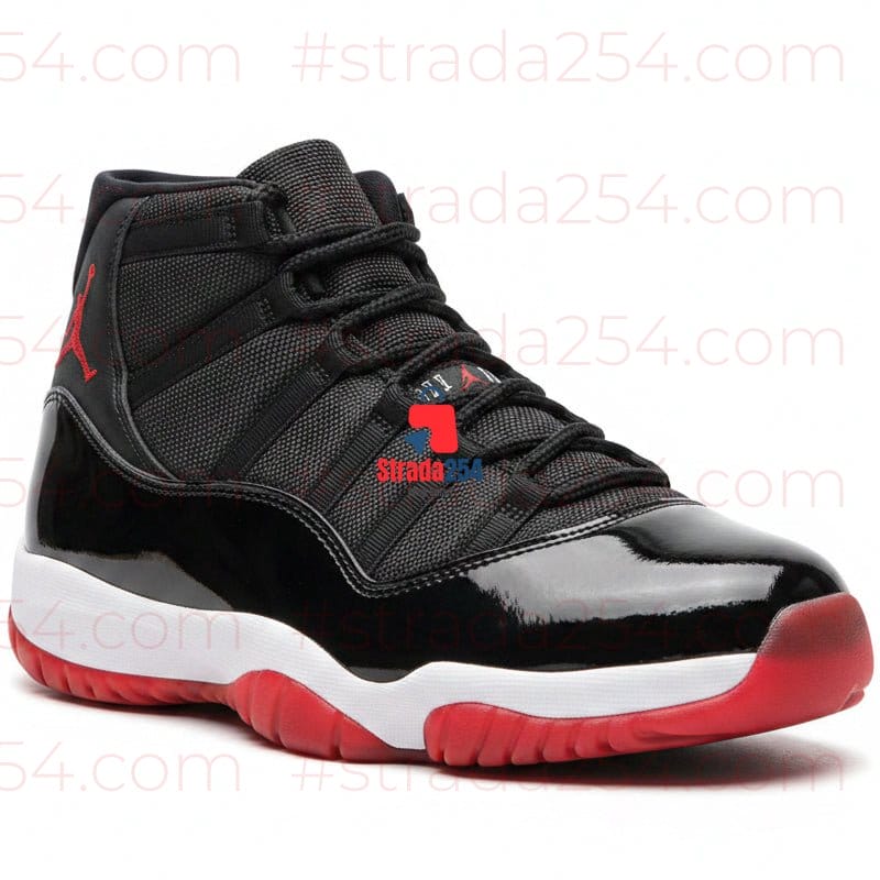Premium "Bred" Basketball Sneakers High-Top Performance Shoes _MT