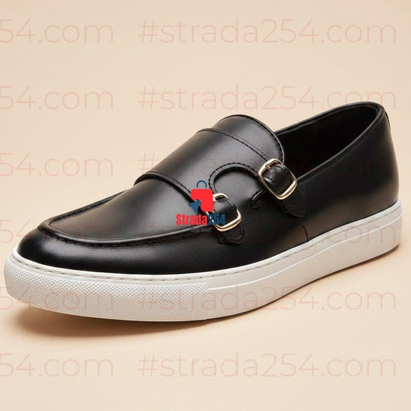 Premium Double Strap Loafers _GG74