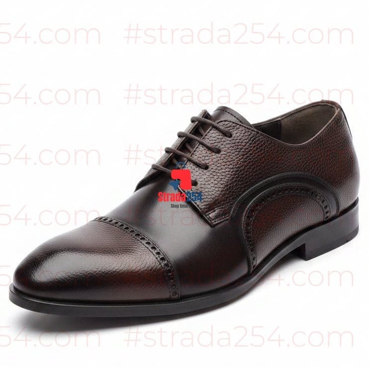 Men's Classic Cap-Toe  Oxford Dress Shoes_HUN