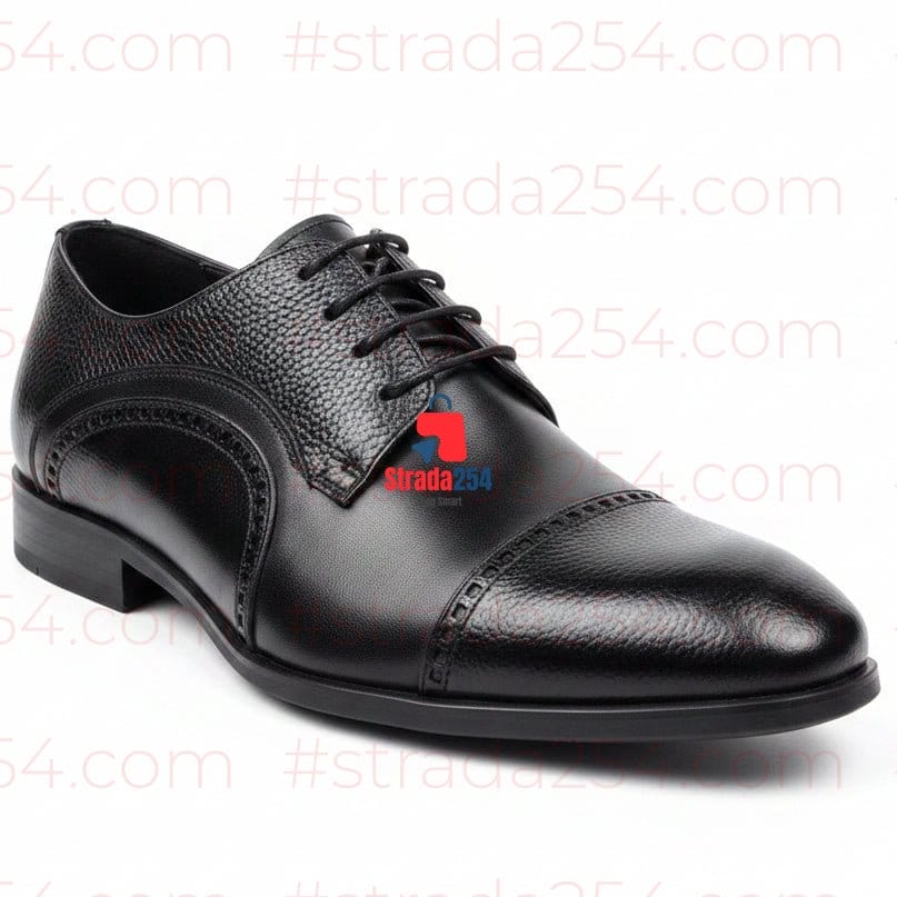 Men's Classic Cap-Toe  Oxford Dress Shoes_HUN