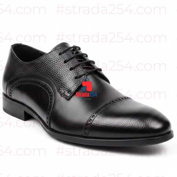 Men's Classic Cap-Toe  Oxford Dress Shoes_HUN