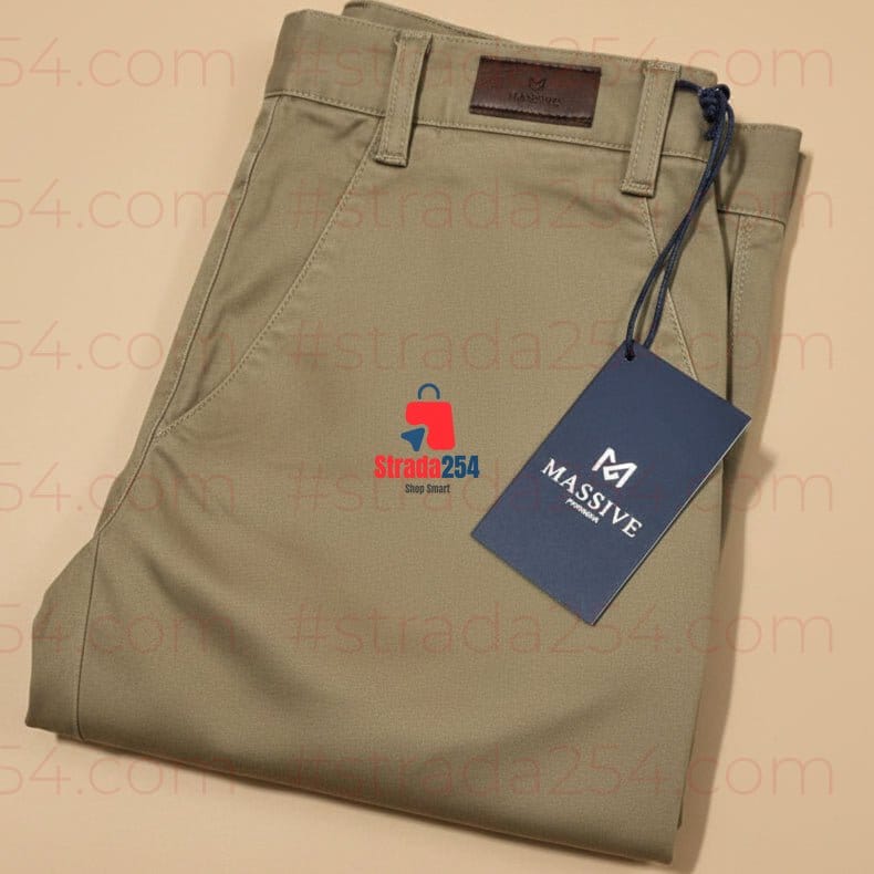 Men's Premium Cotton Chino Trousers Collection|SLM