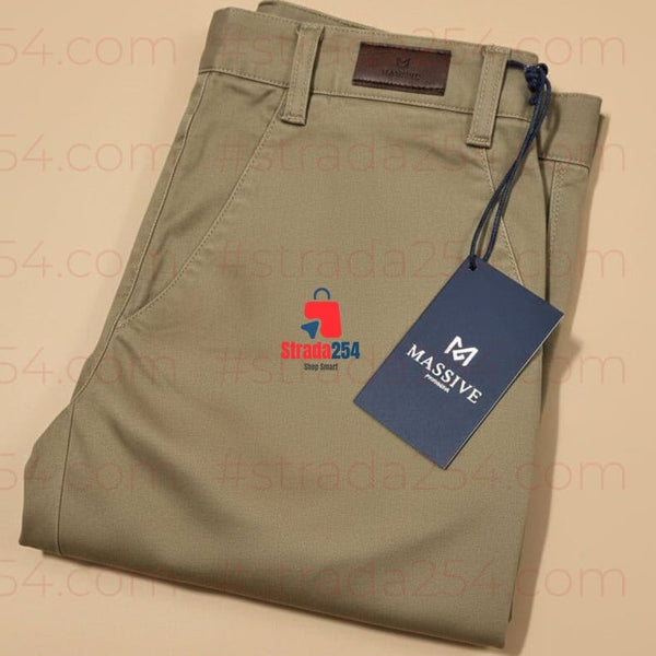 Men's Premium Cotton Chino Trousers Collection|SLM