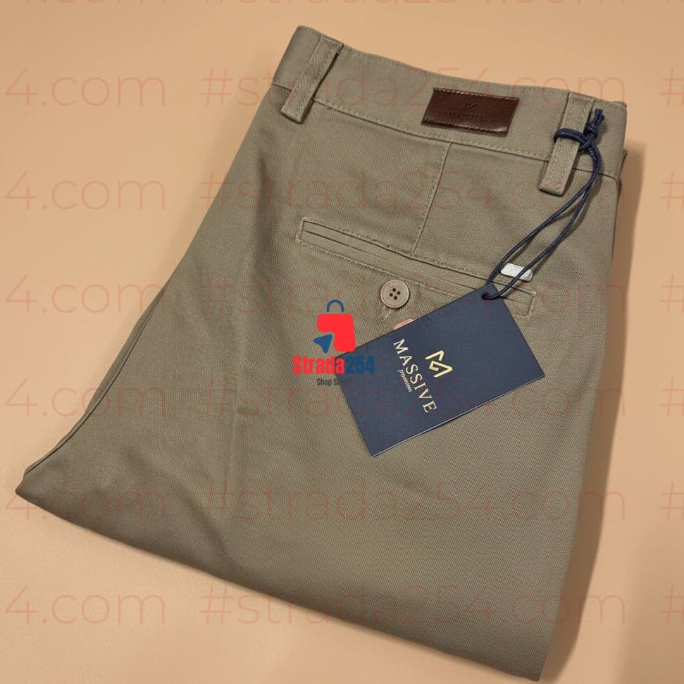 Men's Premium Cotton Chino Trousers Collection|SLM