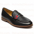Men's Classic Pebbled Penny Loafers|5FA